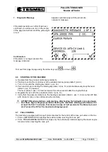 Предварительный просмотр 19 страницы Tesmec AFS404 Installation Operation & Maintenance