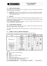 Предварительный просмотр 36 страницы Tesmec AFS404 Installation Operation & Maintenance