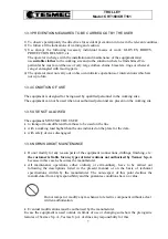 Preview for 6 page of Tesmec CRT160 Instructions For Use Manual