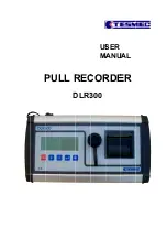 Tesmec DLR300 User Manual preview