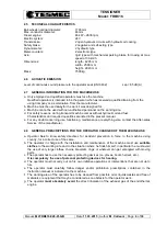 Preview for 7 page of Tesmec FRB616 Installation, Operation And Maintenence Handbook