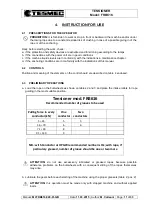 Preview for 14 page of Tesmec FRB616 Installation, Operation And Maintenence Handbook