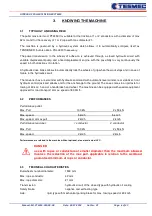 Preview for 9 page of Tesmec PT2450 Installation, Operation And Maintenance Manual