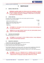 Предварительный просмотр 87 страницы Tesmec PT2450 Installation, Operation And Maintenance Manual