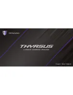 Tesoro Thyrsus Quick Start Manual preview