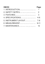 Предварительный просмотр 2 страницы Test Equipment Depot BST-CM273 Instruction Manual