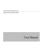 Test Equipment Plus Signal Hound USB-SA44B User Manual preview