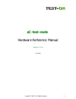 Test-Ok eC-test-mate Hardware Reference Manual предпросмотр