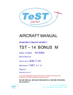 TeST TST-14 Bonus M Aircraft Manual preview