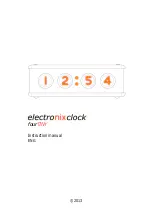 TESTA-QUADRA electroNIXclock fourTINY Instruction Manual preview