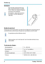 Preview for 8 page of Testboy 4028532101152 Operating Instructions Manual