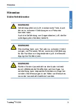 Предварительный просмотр 3 страницы Testboy 4028532203337 Operating Instructions Manual