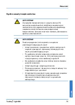 Preview for 75 page of Testboy Light 500 Operating Instructions Manual