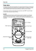 Предварительный просмотр 18 страницы Testboy Pocket 100 Operating Instructions Manual