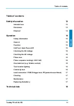 Preview for 11 page of Testboy Profi III LED Operating Instructions Manual