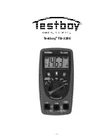 Testboy TB-2200 Operating Instructions Manual preview