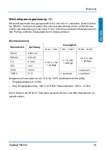 Preview for 15 page of Testboy TB 312 Operating Instructions Manual