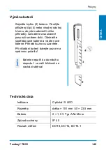 Предварительный просмотр 149 страницы Testboy TB 55 Operating Instructions Manual