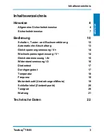 Preview for 3 page of Testboy TB 65 Operating Instructions Manual