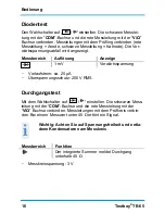 Preview for 16 page of Testboy TB 65 Operating Instructions Manual