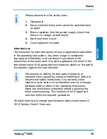 Preview for 25 page of Testboy TB 65 Operating Instructions Manual