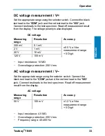 Preview for 33 page of Testboy TB 65 Operating Instructions Manual