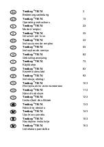 Preview for 2 page of Testboy TB 74 Operating Instructions Manual