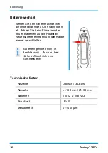 Preview for 12 page of Testboy TB 74 Operating Instructions Manual