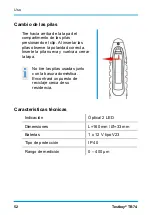 Preview for 52 page of Testboy TB 74 Operating Instructions Manual