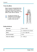 Preview for 62 page of Testboy TB 74 Operating Instructions Manual