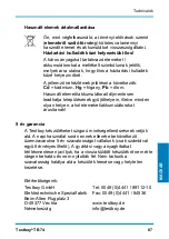 Preview for 87 page of Testboy TB 74 Operating Instructions Manual