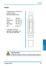 Предварительный просмотр 91 страницы Testboy TB 74 Operating Instructions Manual