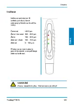 Предварительный просмотр 121 страницы Testboy TB 74 Operating Instructions Manual