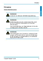 Предварительный просмотр 3 страницы Testboy Testavit Schuki 3 LCD Operating Instructions Manual