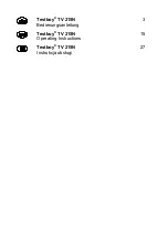 Preview for 2 page of Testboy TV 215N Operating Instructions Manual