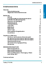 Preview for 3 page of Testboy TV 215N Operating Instructions Manual