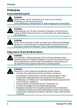 Preview for 4 page of Testboy TV 215N Operating Instructions Manual