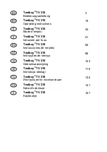 Предварительный просмотр 2 страницы Testboy TV 218 Operating Instructions Manual