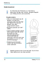 Preview for 14 page of Testboy TV 218 Operating Instructions Manual