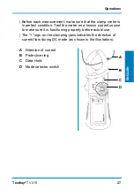 Предварительный просмотр 27 страницы Testboy TV 218 Operating Instructions Manual