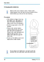 Предварительный просмотр 30 страницы Testboy TV 218 Operating Instructions Manual