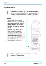 Предварительный просмотр 162 страницы Testboy TV 218 Operating Instructions Manual