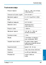 Предварительный просмотр 165 страницы Testboy TV 218 Operating Instructions Manual