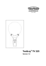 Preview for 1 page of Testboy TV 225 Operating Instructions Manual