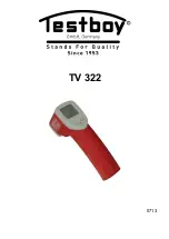 Testboy TV 322 Operating Instructions Manual preview