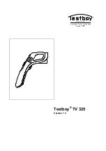 Testboy TV 325 Operating Instructions Manual preview