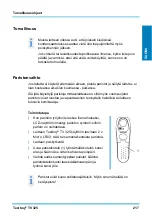 Предварительный просмотр 217 страницы Testboy TV 325 Operating Instructions Manual