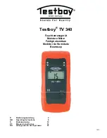 Testboy TV 340 Operating Instructions Manual preview