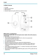 Предварительный просмотр 72 страницы Testboy TV333 Operating Manual