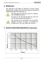 Предварительный просмотр 10 страницы Testec 15014 Instruction Manual